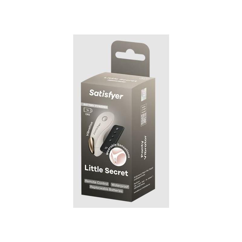 Little Secret Estimulador de Braguita Battery Series Warm Grey - Imagen 4