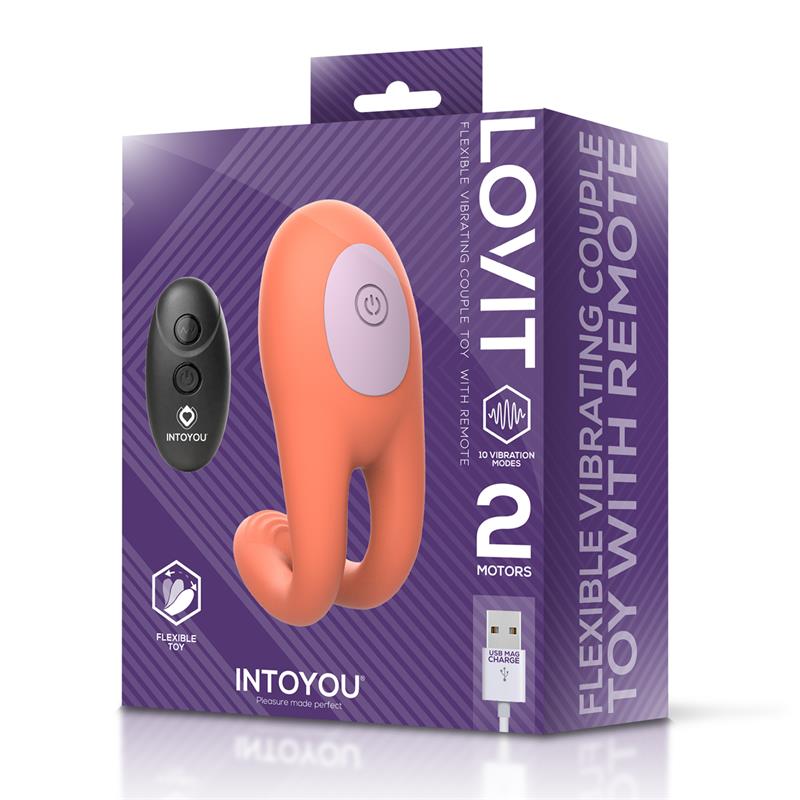 Lovit Vibrador de Pareja Flexible con Control Remote - Imagen 11