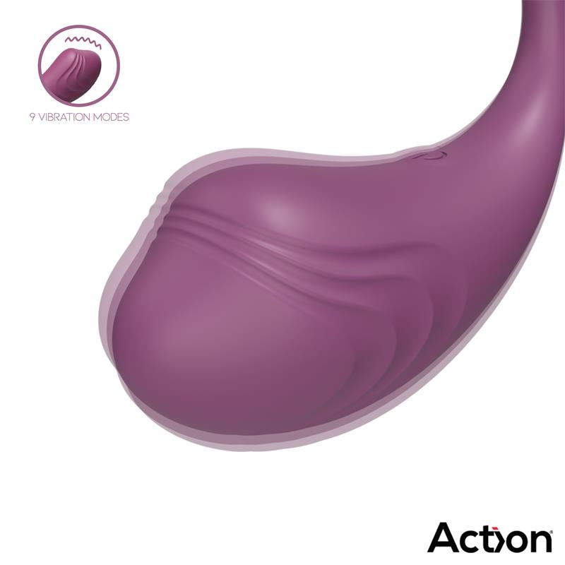 Luvia Huevo Vibrador con Control Remoto USB Púrpura - Imagen 6