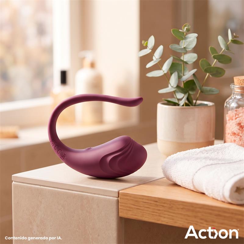 Luvia Huevo Vibrador con Control Remoto USB Púrpura - Imagen 7