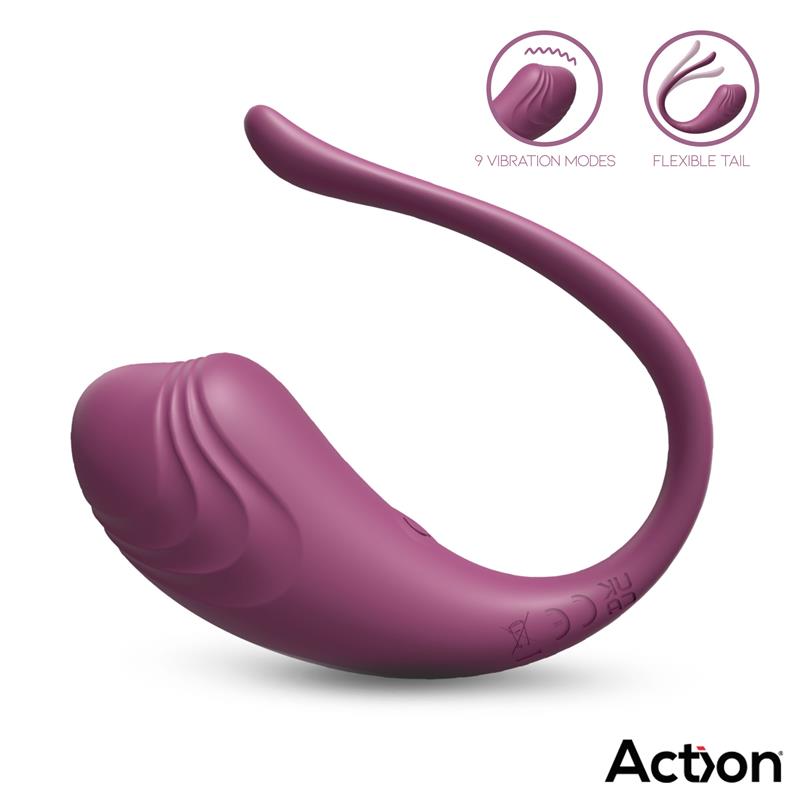 Luvia Huevo Vibrador con Control Remoto USB Púrpura - Imagen 8