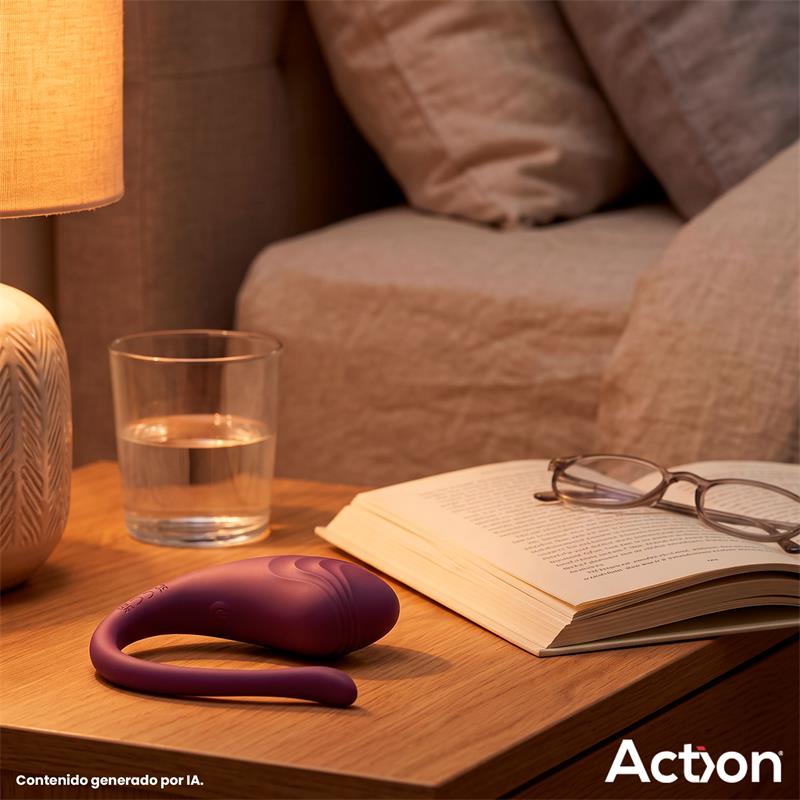 Luvia Huevo Vibrador con Control Remoto USB Púrpura - Imagen 9