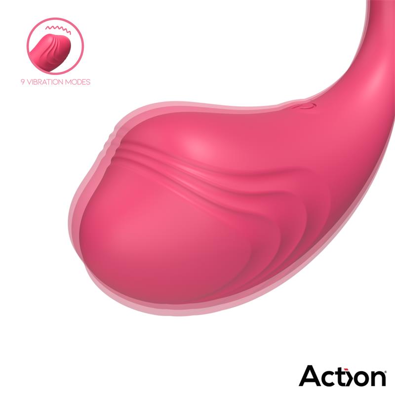 Luvia Huevo Vibrador con Control Remoto USB Rosa - Imagen 3