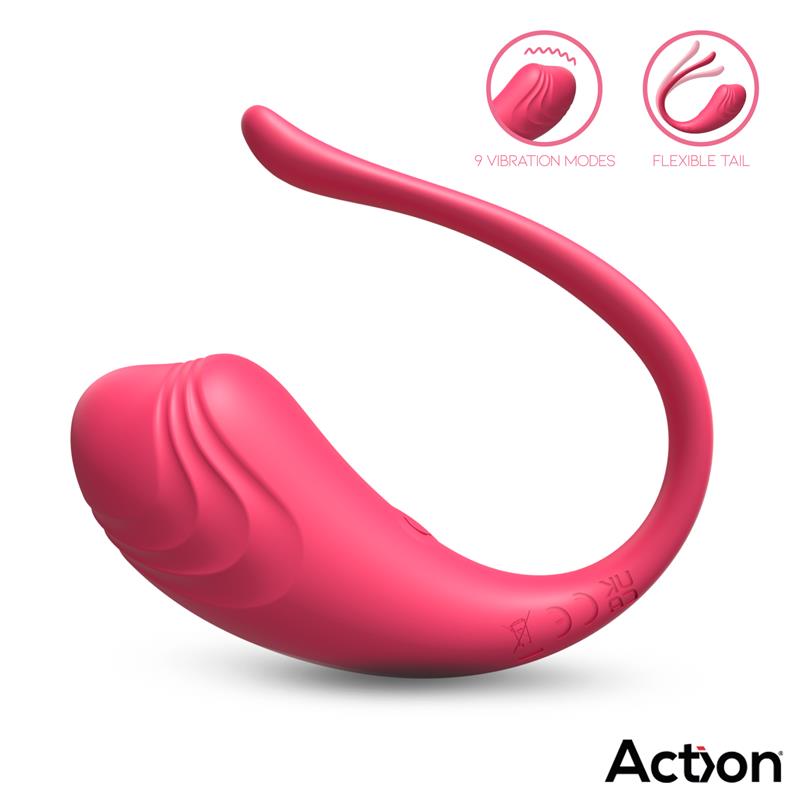 Luvia Huevo Vibrador con Control Remoto USB Rosa - Imagen 6