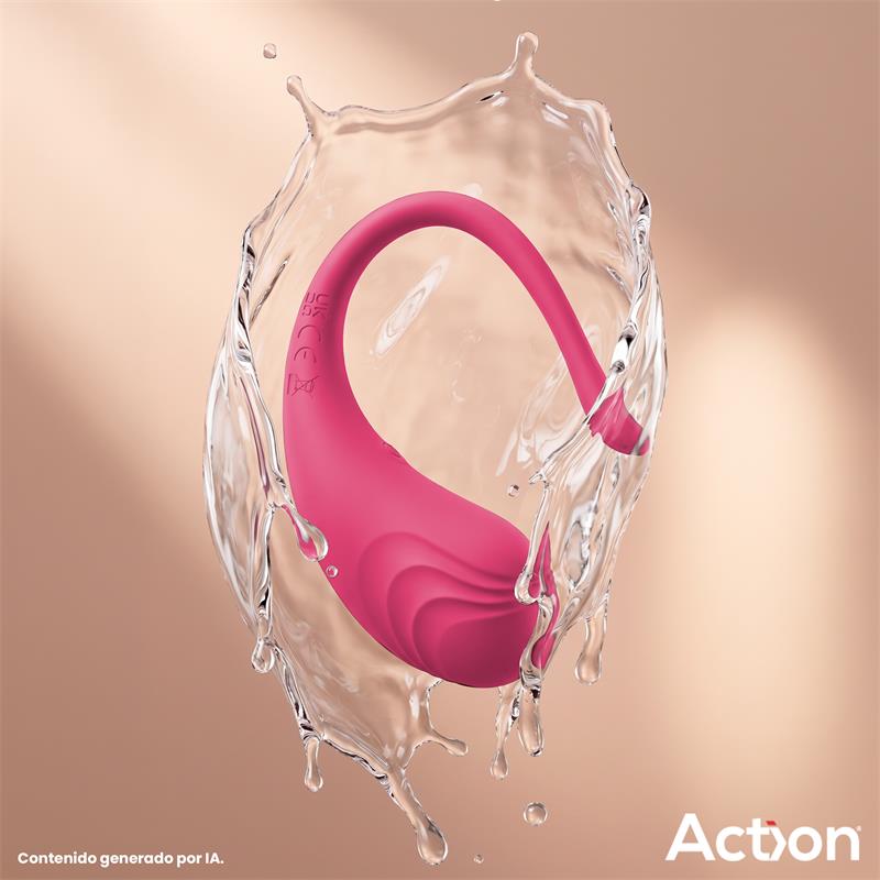 Luvia Huevo Vibrador con Control Remoto USB Rosa - Imagen 7