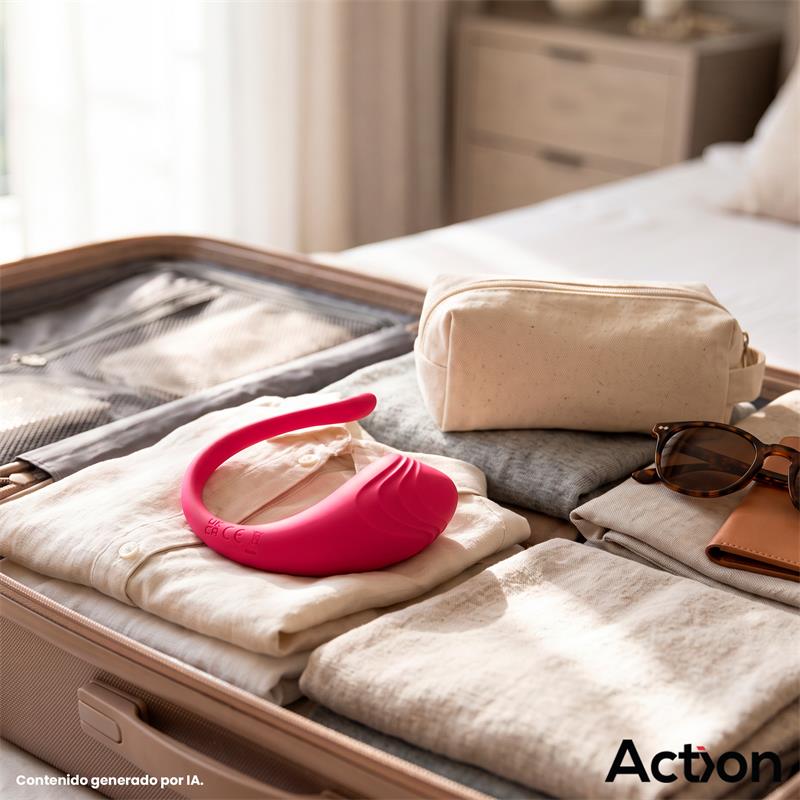 Luvia Huevo Vibrador con Control Remoto USB Rosa - Imagen 8