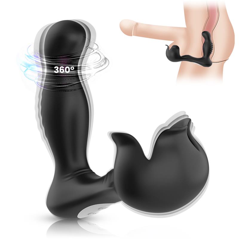Masajeador Prostático Rotación 360º Estimulación Testiculos - Imagen 11