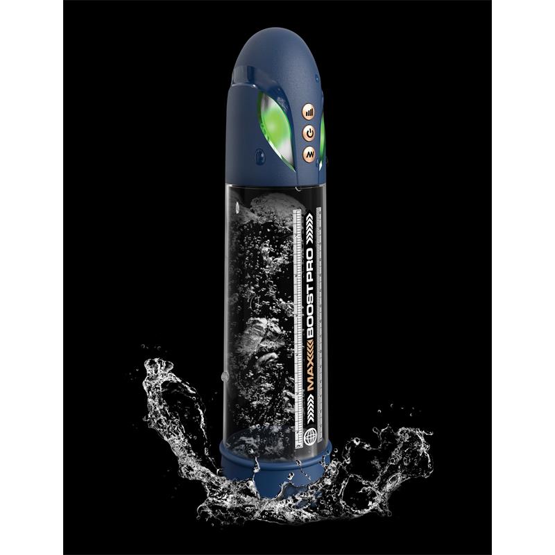 Masturbador Automático Max Boost Pro Flow Azul - Imagen 7