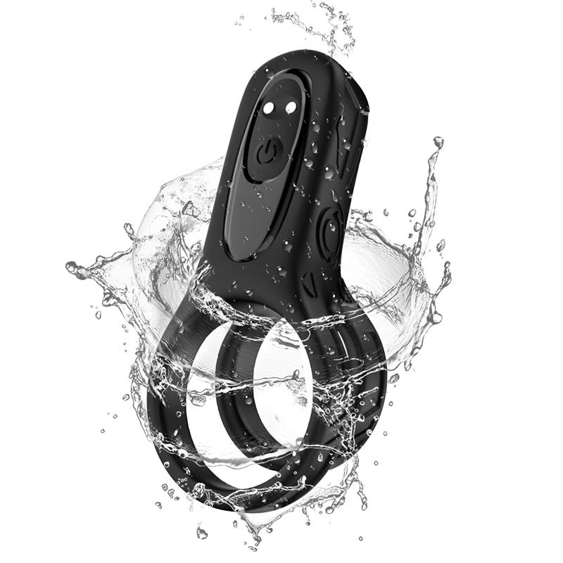 Mecha-style Anillo Doble para el Pene con Vibracion - Imagen 9