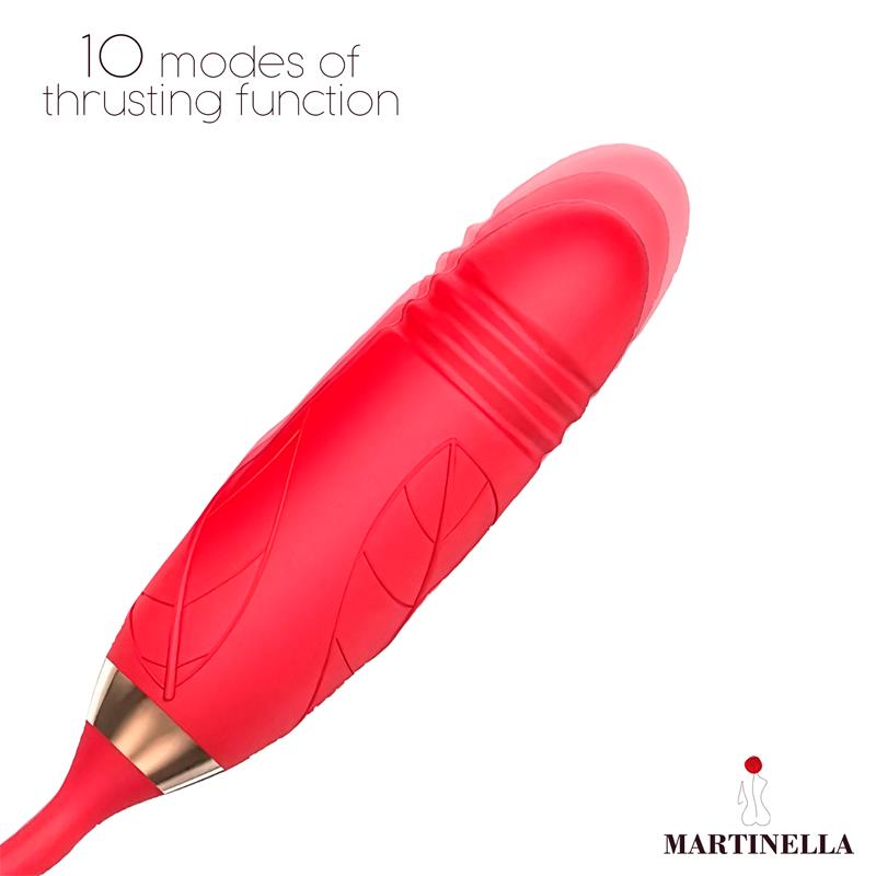 Rosa con Succión con huevo con Thrusting USB - Imagen 6