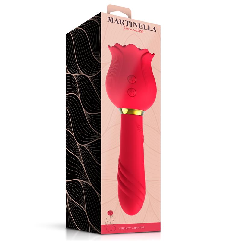 Rosa con Succion y Vibrador 2 en 1 - Imagen 3