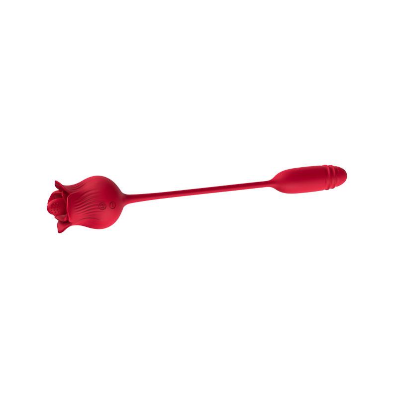Rosa Vibradora con Licking y Thrusting USB - Imagen 15