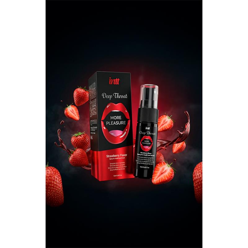 Spray para Sexo Oral Deep Throat Fresa 12 ml - Imagen 3
