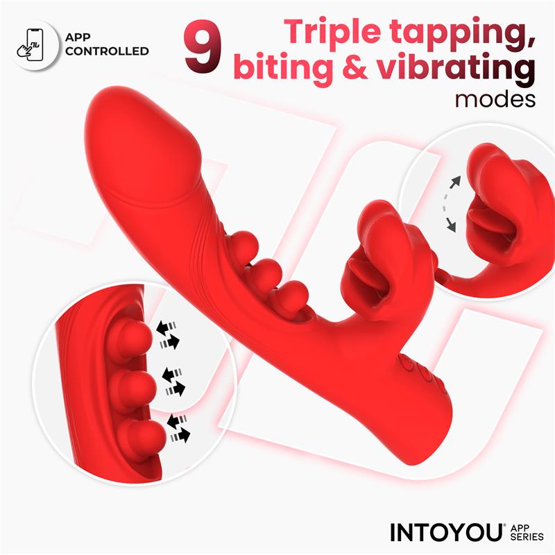 Trixy Vibrador con Tapping y Biting con App - Imagen 9
