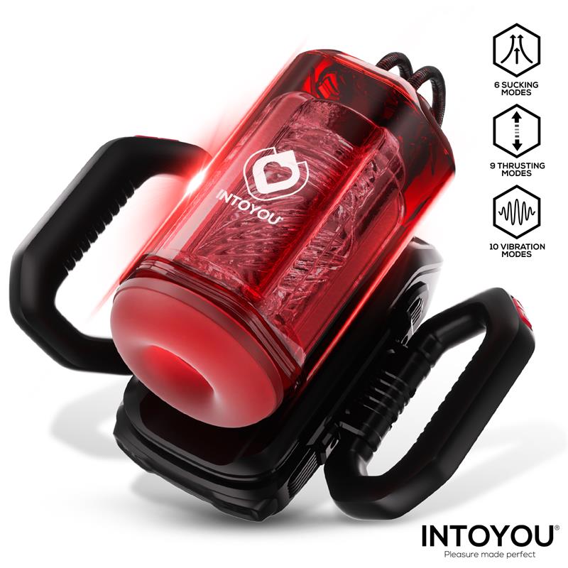Vexor 3 in 1 Masturbador Masculino Succion, Empuje y Vibración USB-C - Imagen 10