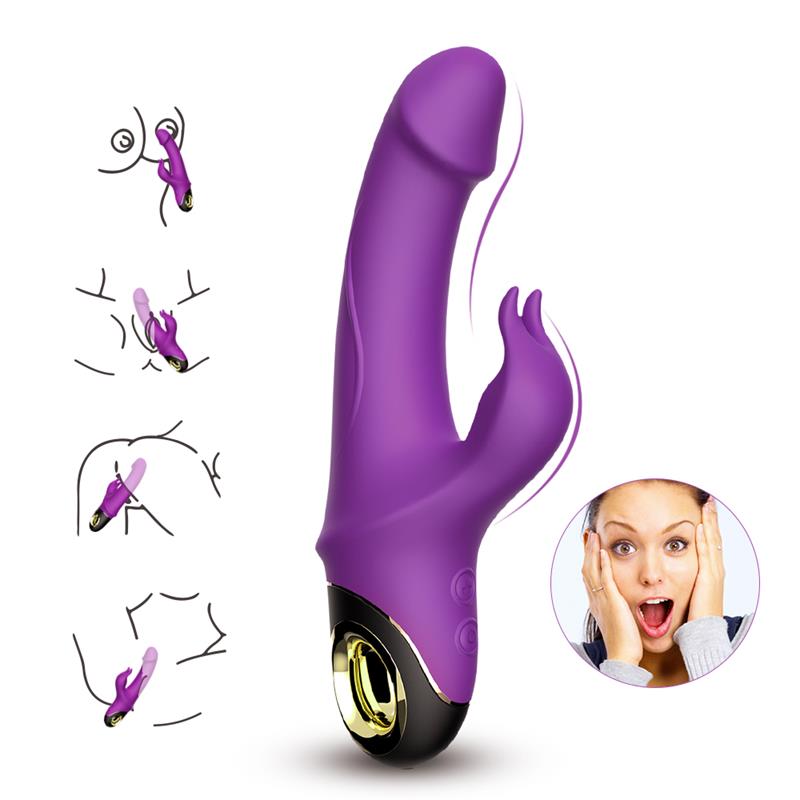 Vibrador con Rotación 360º Purpura - Imagen 14