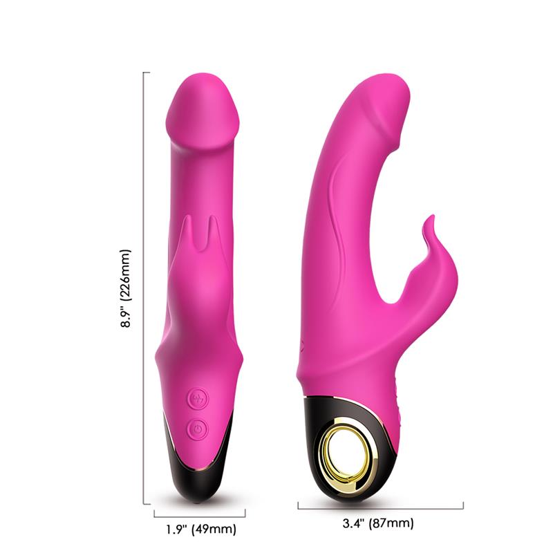 Vibrador con Rotación 360º Rosa - Imagen 12