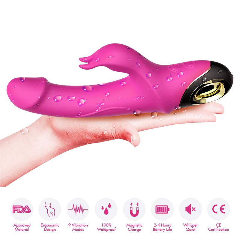 Vibrador con Rotación 360º Rosa - Imagen 13