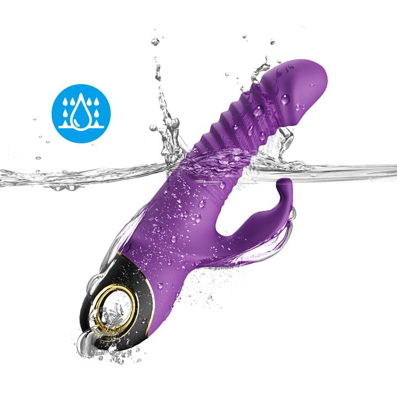 Vibrador con Thrusting y Oscilación 360º Purpura - Imagen 11