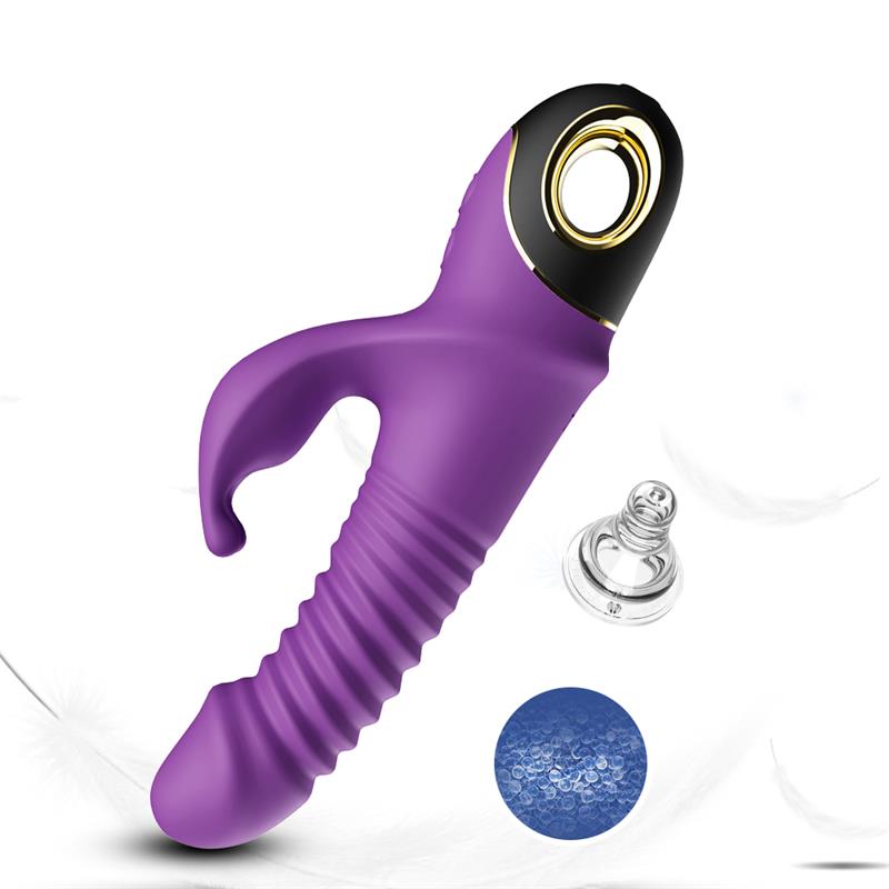 Vibrador con Thrusting y Oscilación 360º Purpura - Imagen 3