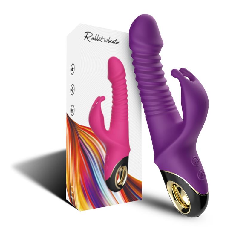 Vibrador con Thrusting y Oscilación 360º Purpura - Imagen 10