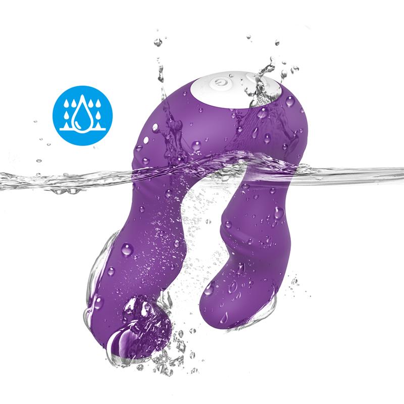 Vibrador Doble para Parejas Púrpura - Imagen 12
