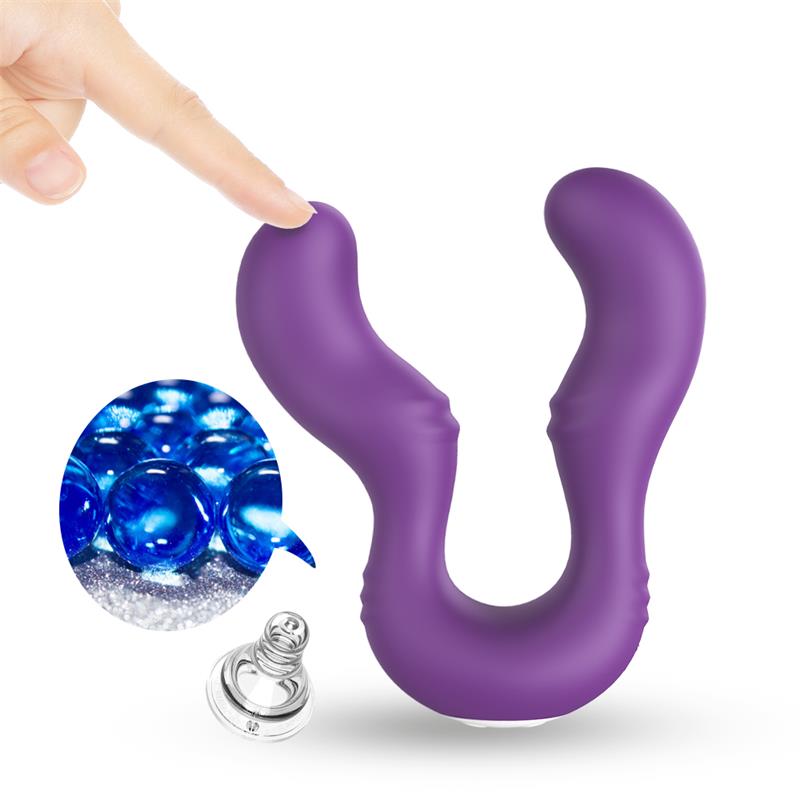 Vibrador Doble para Parejas Púrpura - Imagen 4