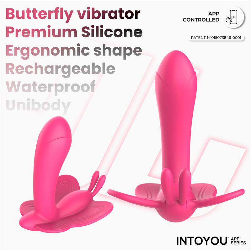 Wingy Estimulador Mariposa con APP Peach Red - Imagen 10