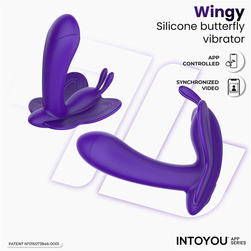 Wingy Estimulador Mariposa con APP Púrpura - Imagen 2