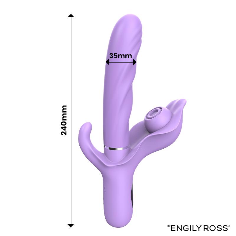 Apollo Vibrador con Thrusting, Tapping y Succión - Imagen 7