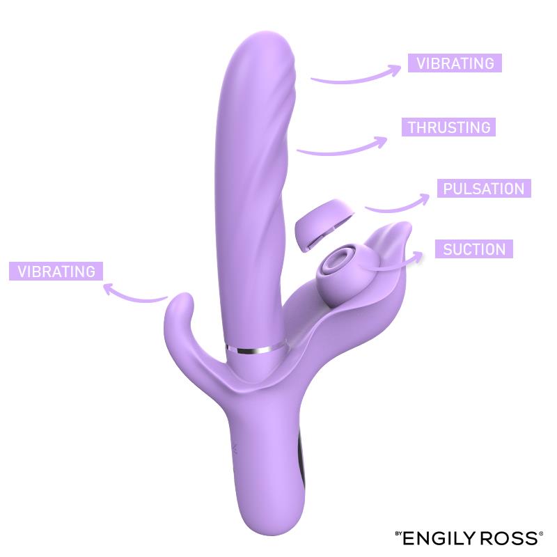 Apollo Vibrador con Thrusting, Tapping y Succión - Imagen 8