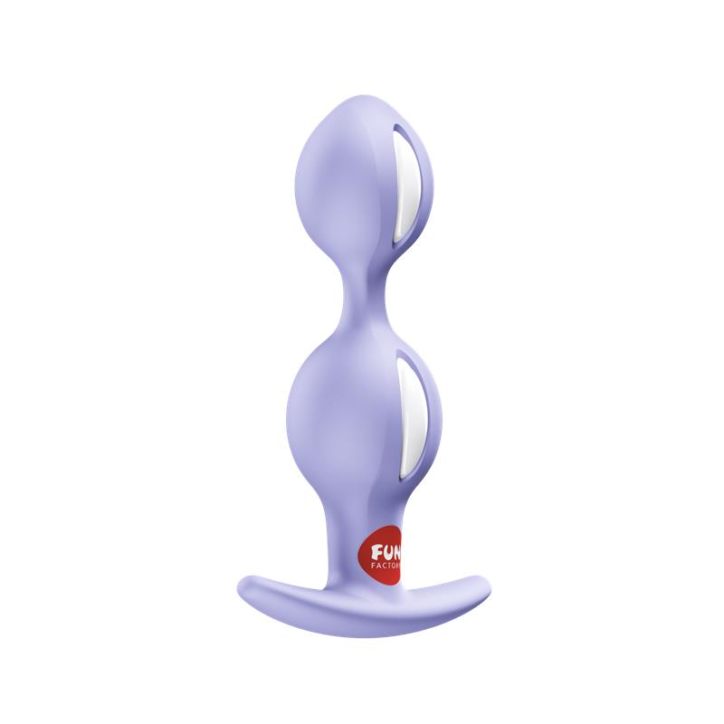B Balls Duo Plug Anal Púrpura - Imagen 4