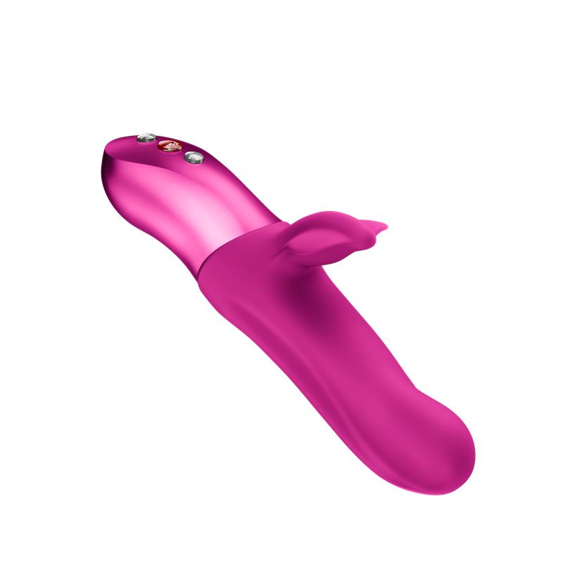 Bi Stronic Fusion Vibrador con Thrusting y Pulsacion Magenta - Imagen 2