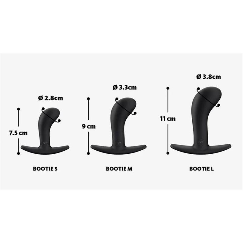 Bootie L Plug Anal Negro - Imagen 2