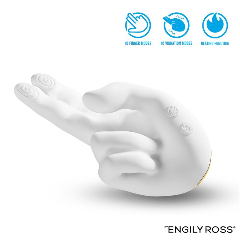 Flirty Hand Estimulador Finger con Efecto Calor - Imagen 3