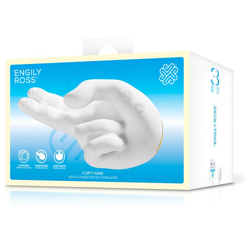 Flirty Hand Estimulador Finger con Efecto Calor - Imagen 8