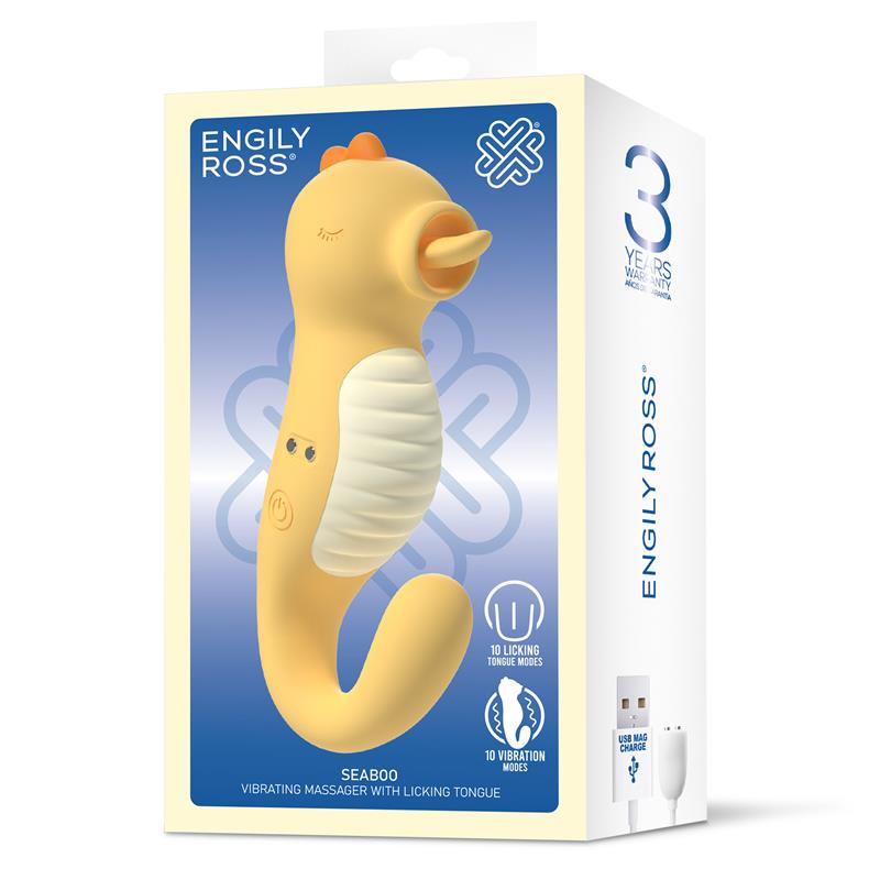 Seaboo Masajeador con Vibracion y Lengua Licking - Imagen 6