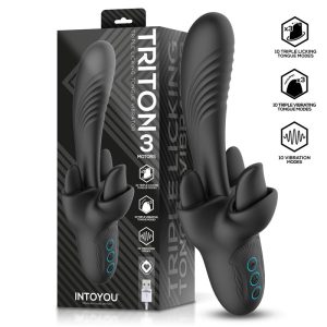Triton Vibrador Triple Lengua