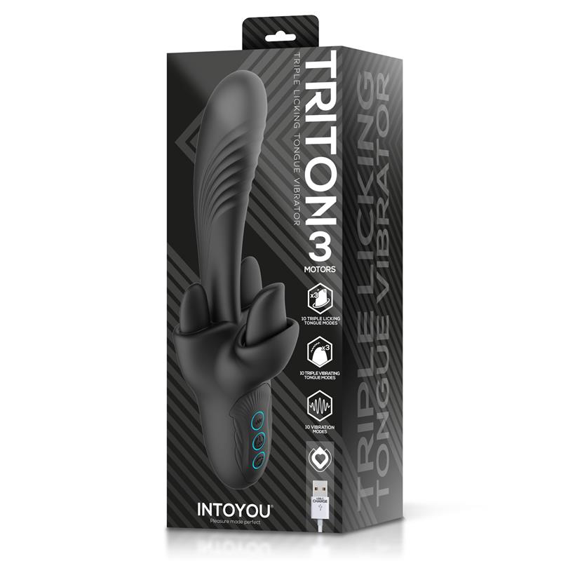 Triton Vibrador Triple Lengua - Imagen 9