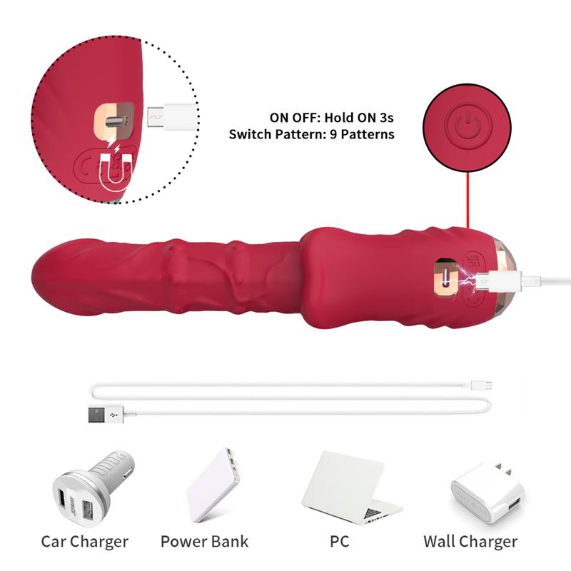 Vibrador con Movimiento Vertical con Pantalla Digital - Imagen 10