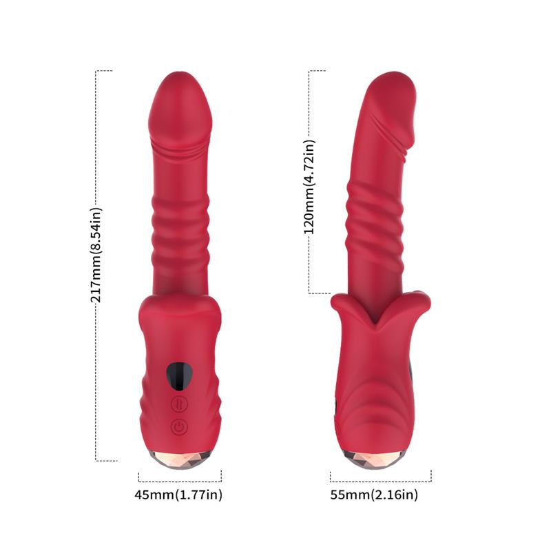 Vibrador con Thrusting Punto G y Pantalla Digital - Imagen 2