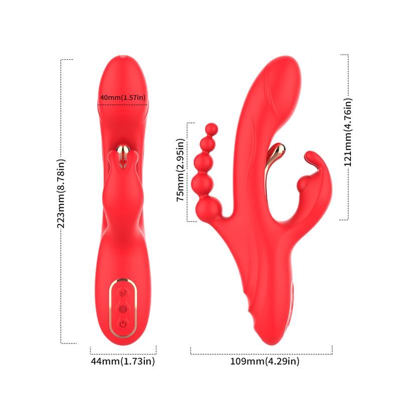 Vibrador Tickler con Cadena Anal - Imagen 3
